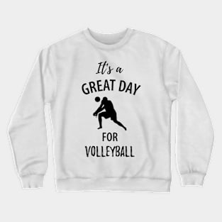 Volleyball Sport Team Play Gift Crewneck Sweatshirt